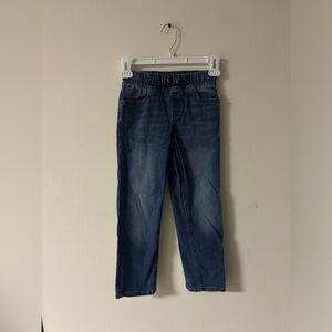 Jumping Beans Boys Jeans Size 6 Pull-On Elastic Waist Dark Wash